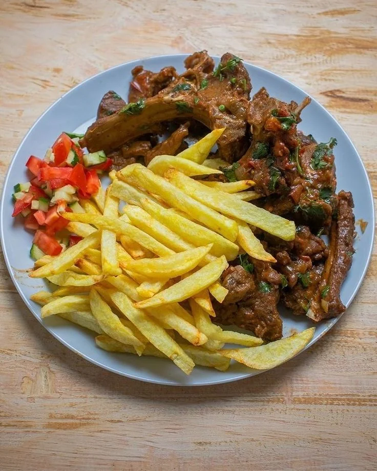 Beef and Fries Ruaka - Best alternate to pork